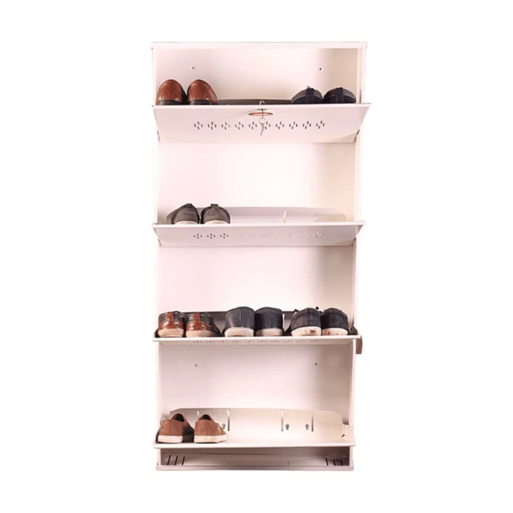 Wall Mount Shoe Rack 4 Step Sai Meher Enterprises